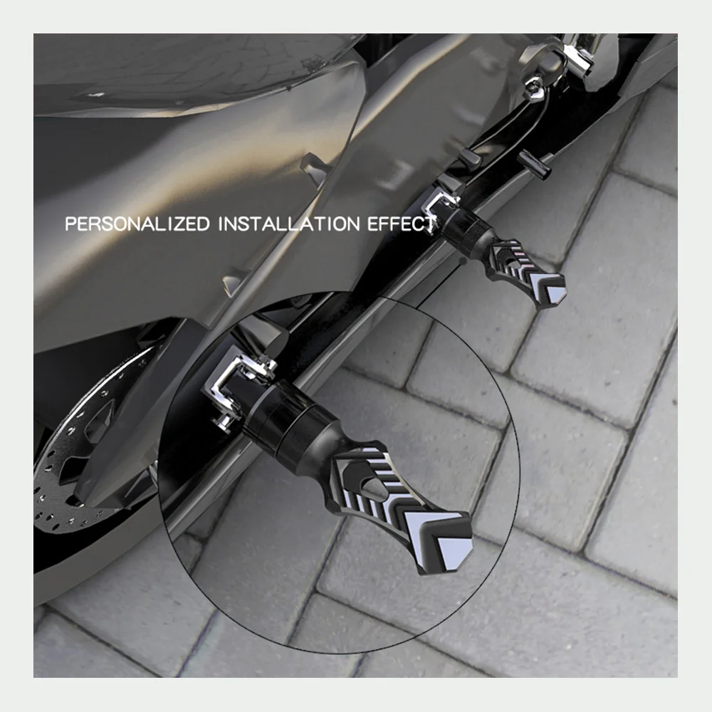 Дух зверя подножки мотоцикла отдыхает педаль колодки для Harley Softail Yamaha Honda Mv Agusta