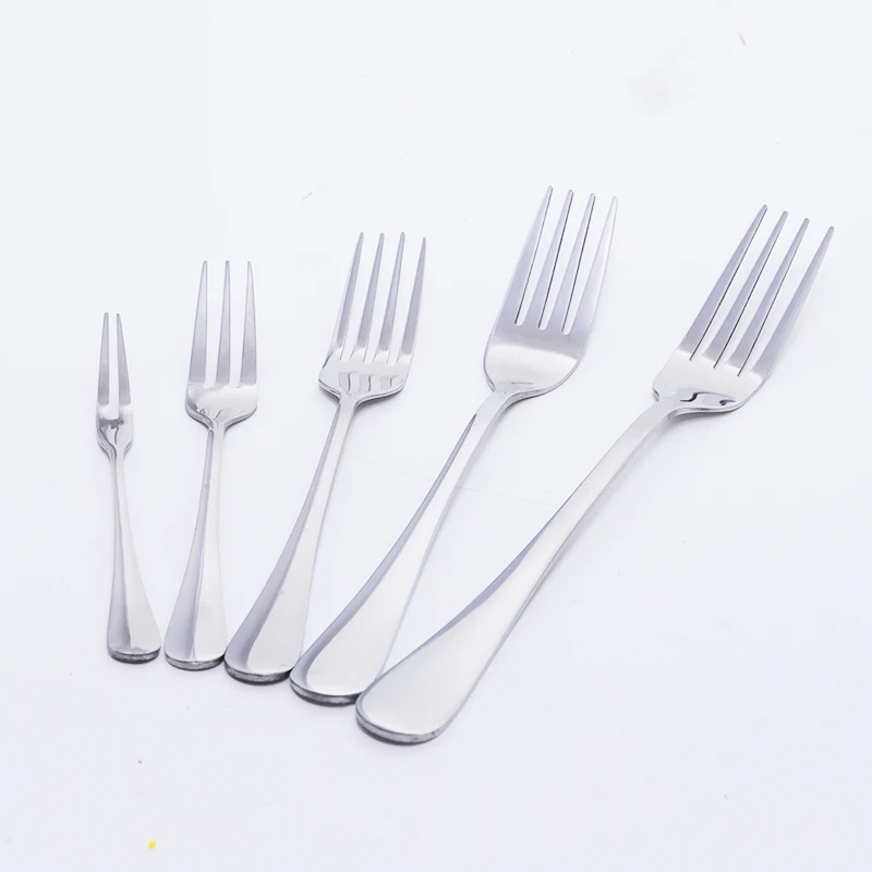 Kitchen Stainless Steel Fork 1 5 Thickness Long Handle Home Party