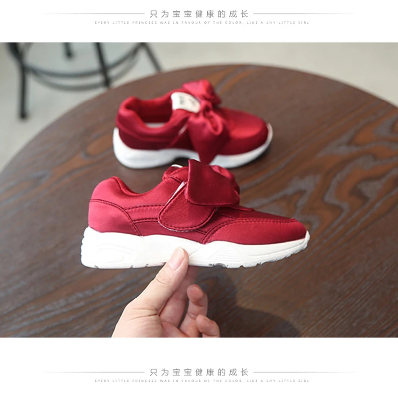 2019 Spring Summer Baby Shoes Girl Princess Big Bow Soft Soled Flats Anti-Slip Kids Pink Red Green Flats Party Shoes 2019 Spring Summer Baby Shoes Girl Princess Big Bow Soft Soled Flats Anti-Slip Kids Pink Red Green Flats Party Shoes