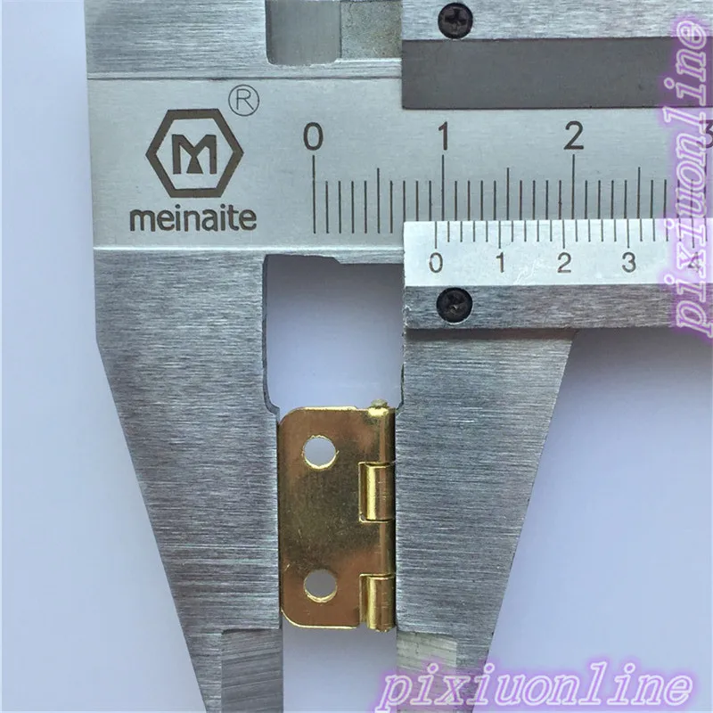 2pcs/lot J047Y Iron Material Hinges Metal Fittings 1.7*1.8cm For DIY and Wooden Box Making