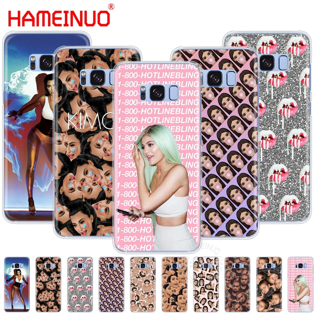 

kanye west kim kardashian kimoji KYLIE JENNER cell phone case cover for Samsung Galaxy S9 S7 edge PLUS S8 S6 S5 S4 S3 MINI