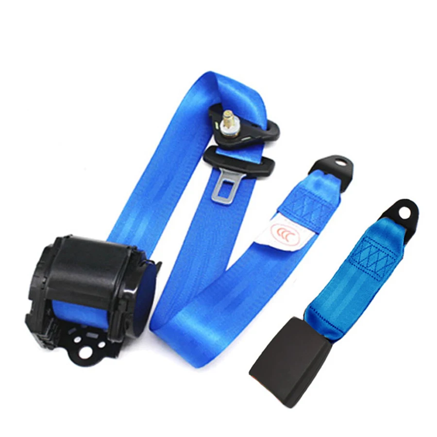 Universal Blue Car Seat Belt Safety Belt Extender Extension Buckle