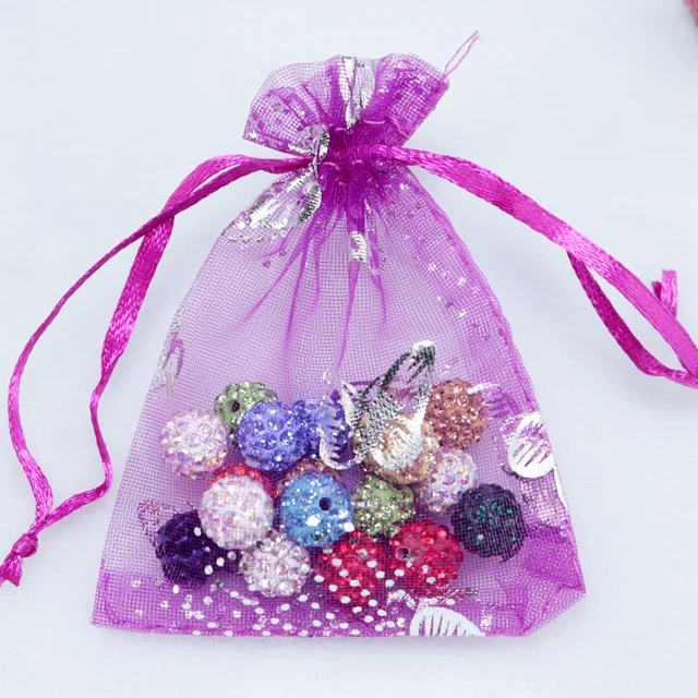 200pcs Lot 7x9cm Hot Pink Organza Bag Small Gift Wedding 200pcs Lot 7x9cm Hot Pink Organza Bag Small Gift Wedding Decoration Erfly Pouches