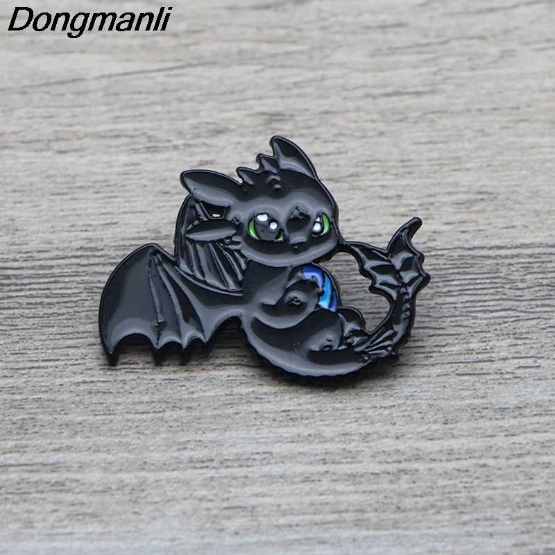 

L3220 How to Train Your Dragon Enamel Pin Brooches Cartoon Creative Metal Brooch Pins Denim Hat Badge Jewelry 1pcs