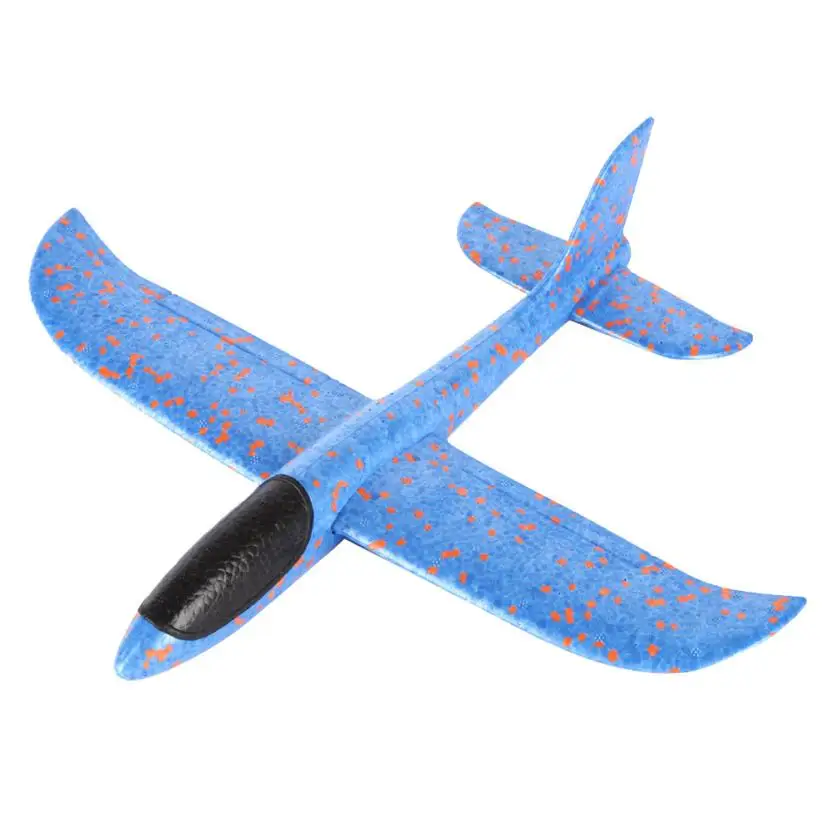 Kids Indoor /& Outdoor Hand Launching Foam Airplane Model Summer Beach Game Toy