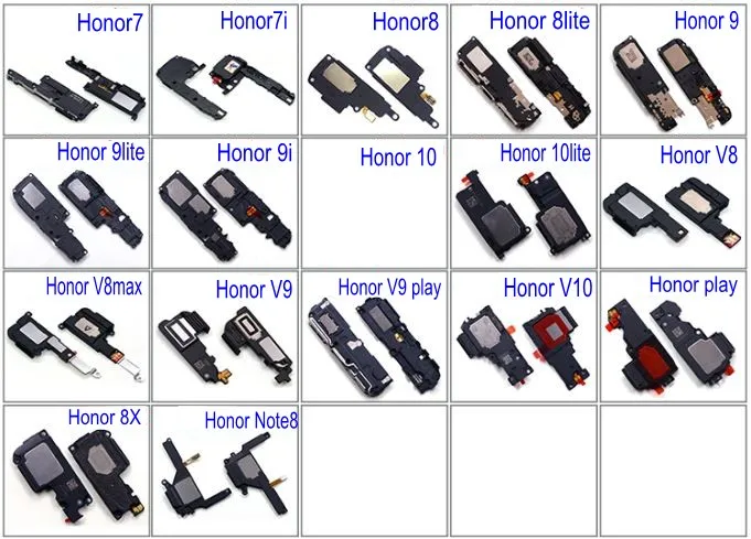 1 шт. Громкий Динамик Громкий динамик для huawei Honor 7 8 9 10 lite V8 v9 v10 v20 8X note8 play Buzzer Ringer Board запасные части