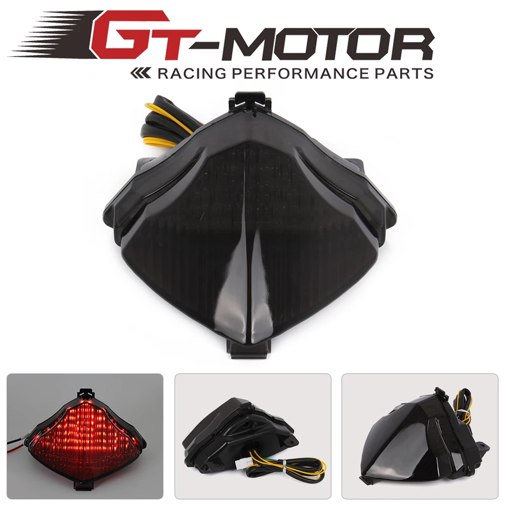 

GT Motor - Motorcycle LED Rear Turn Signal Tail Stop Light Lamps For Yamaha YZF-R1 YZF R1 04-06