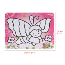 Color Sand Cute Painting Creative Art Cartoon Paper Drawing Tools Craft Kids Toy