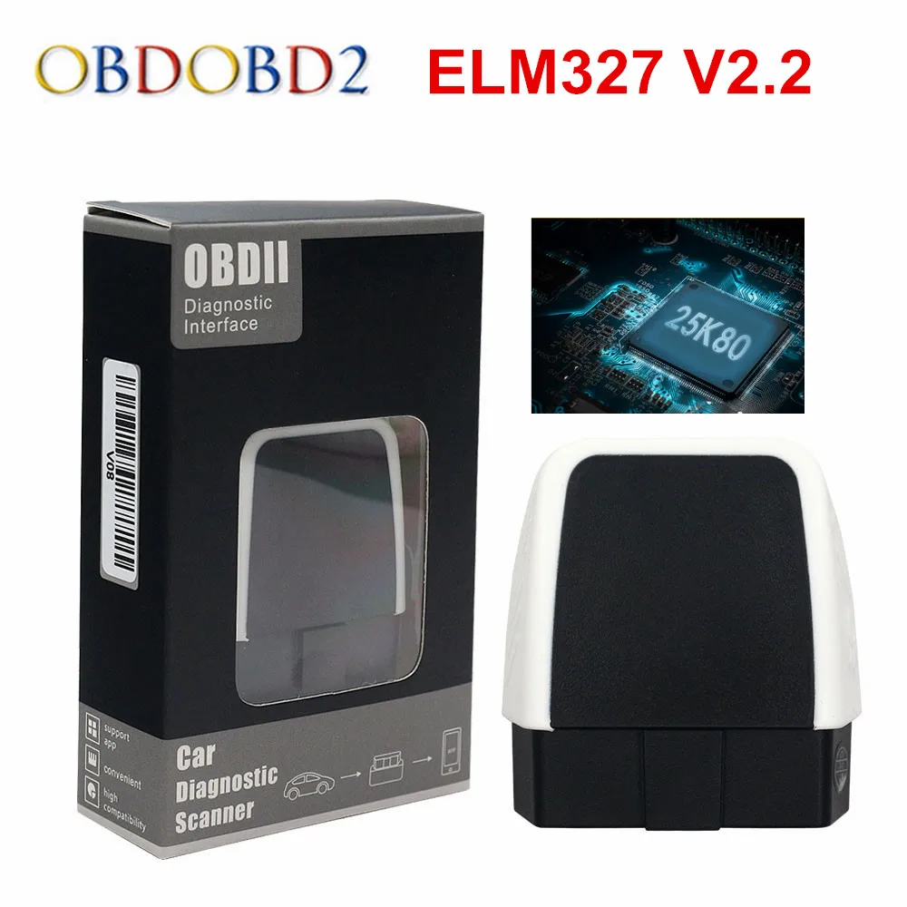 Najtaniej Najlepszy V08 ELM327 Bluetooth 4.0 HW V2.2 PIC18F25K80 ELM 327 dla androida IOS Windows obsługuje wszystkie funkcje OBD2 uwalnia statek