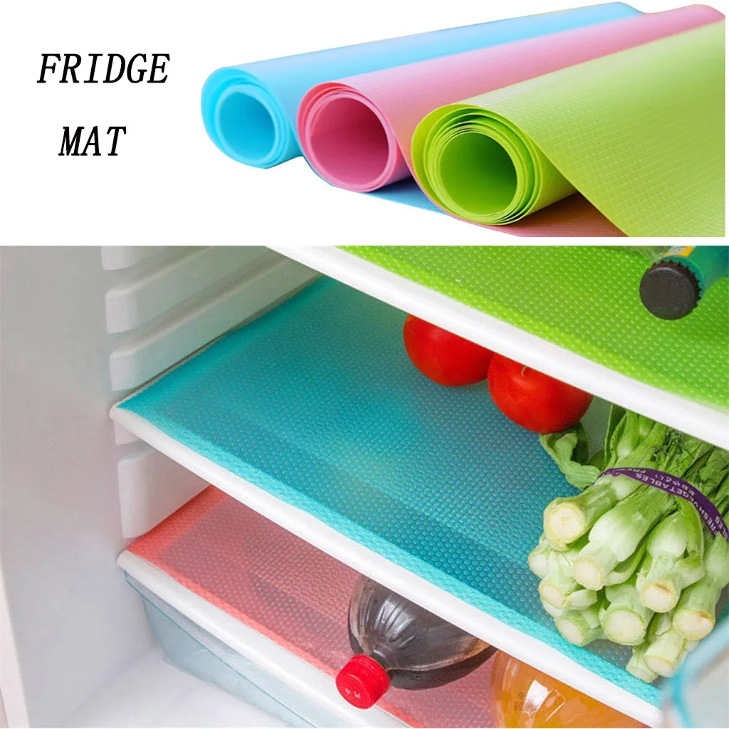 

Multifunction Refrigerator Mat Fridge Anti-fouling Anti Frost Waterproof Pad Antibacterial Mildew Moisture Kitchen Mats