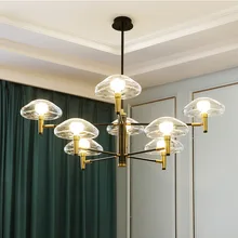 Postmodern LED chandelier lighting Iron Glass dining deco fixtures living room pendant lamps bedroom hanging lights Postmodern LED chandelier lighting Iron Glass dining deco fixtures living room pendant lamps bedroom hanging lights