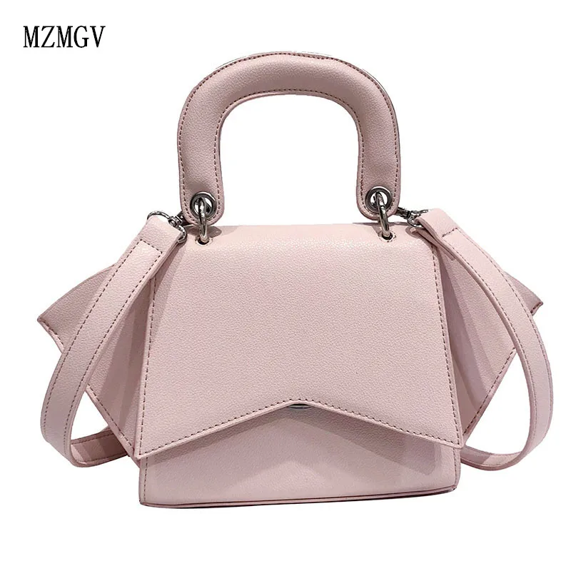 

Pu leather ladies shoulder bag 2019 new design pseudonym designer pink female bag Messenger bag ladies soft Japanese clutch bag