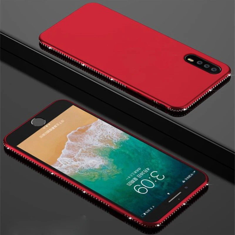 Case For iPhone X Xr XS Max Cover Luxury 3D Diamond Shiny Magnetic Absorption (1)