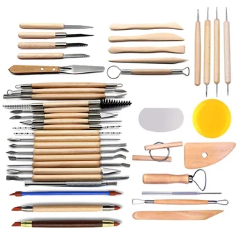 

Ceramics Making Tools Ceramic Clay Shaping Indentation Tools DIY Ceramic Carving Art Making Multifunctional Tools Combination
