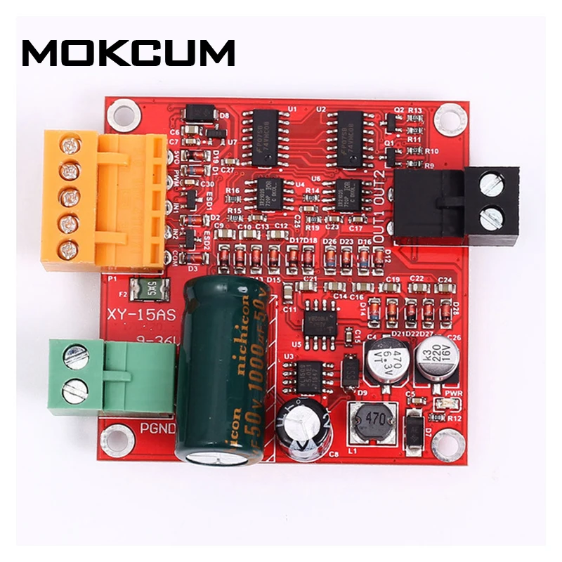 

XY-15AS 6-36V 15A High Power DC Motor Driver Board DC Motor Drive Plate Module PWM Speed Regulator Module Industrial Grade