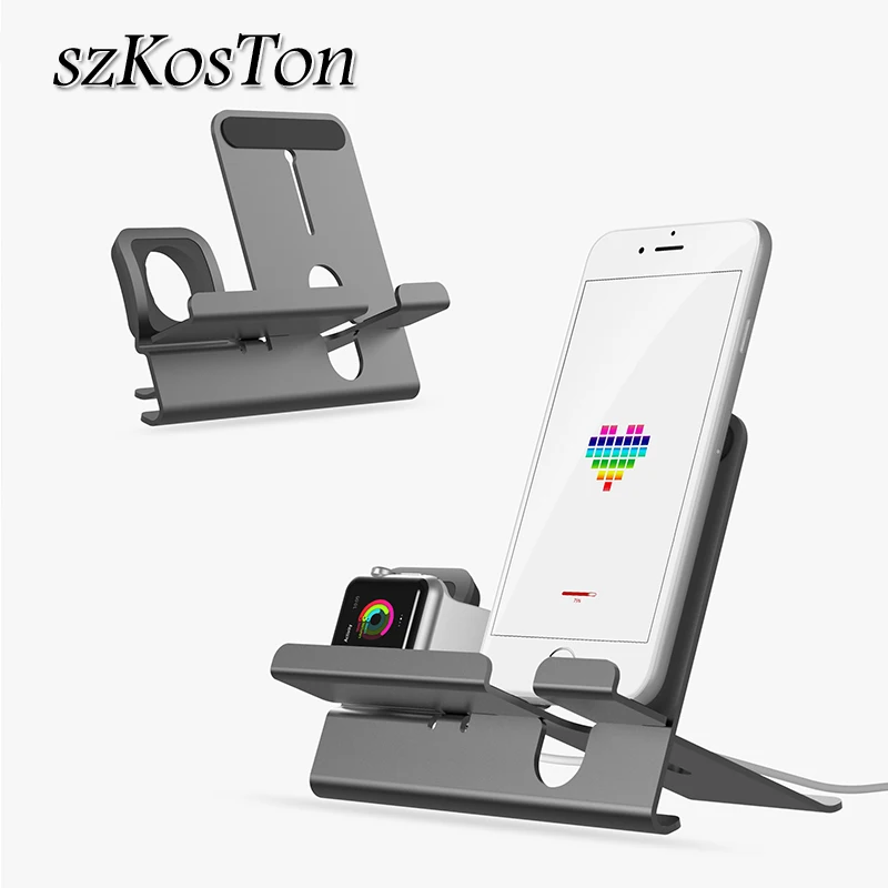 

2 in 1 Multi Charging Dock Stand For iPhone X Xs Max XR 8 7 6 Plus Charger Docking Station Holder For Apple watch Stand Cradle