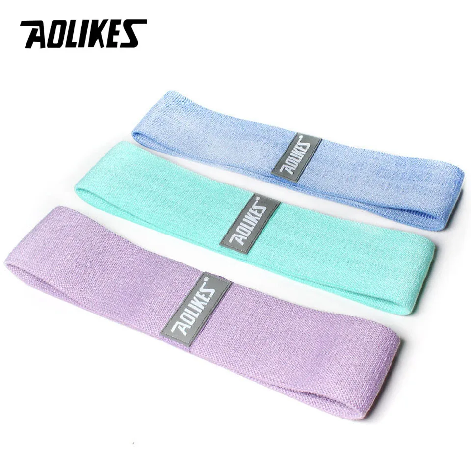 AOLIKES Resistance Bands Booty Exercise Band Leg Squat Hip Circle Glute Non Slip 