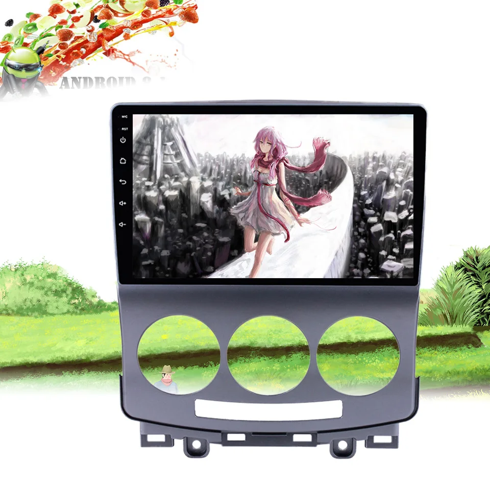 

Android 9.0 octa core 2+32GB Car Radio DVD Player for Mazda 5 2005-2010 GPS Glonass Navigation Audio Video SWC Head Unit