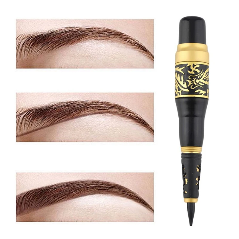 

ATOMUS 1 Set Pro Permanent Electric Makeup Eyebrow Tattoo Pen Machine Make Up Kit With 50 Needles 50 Tips US Plugs