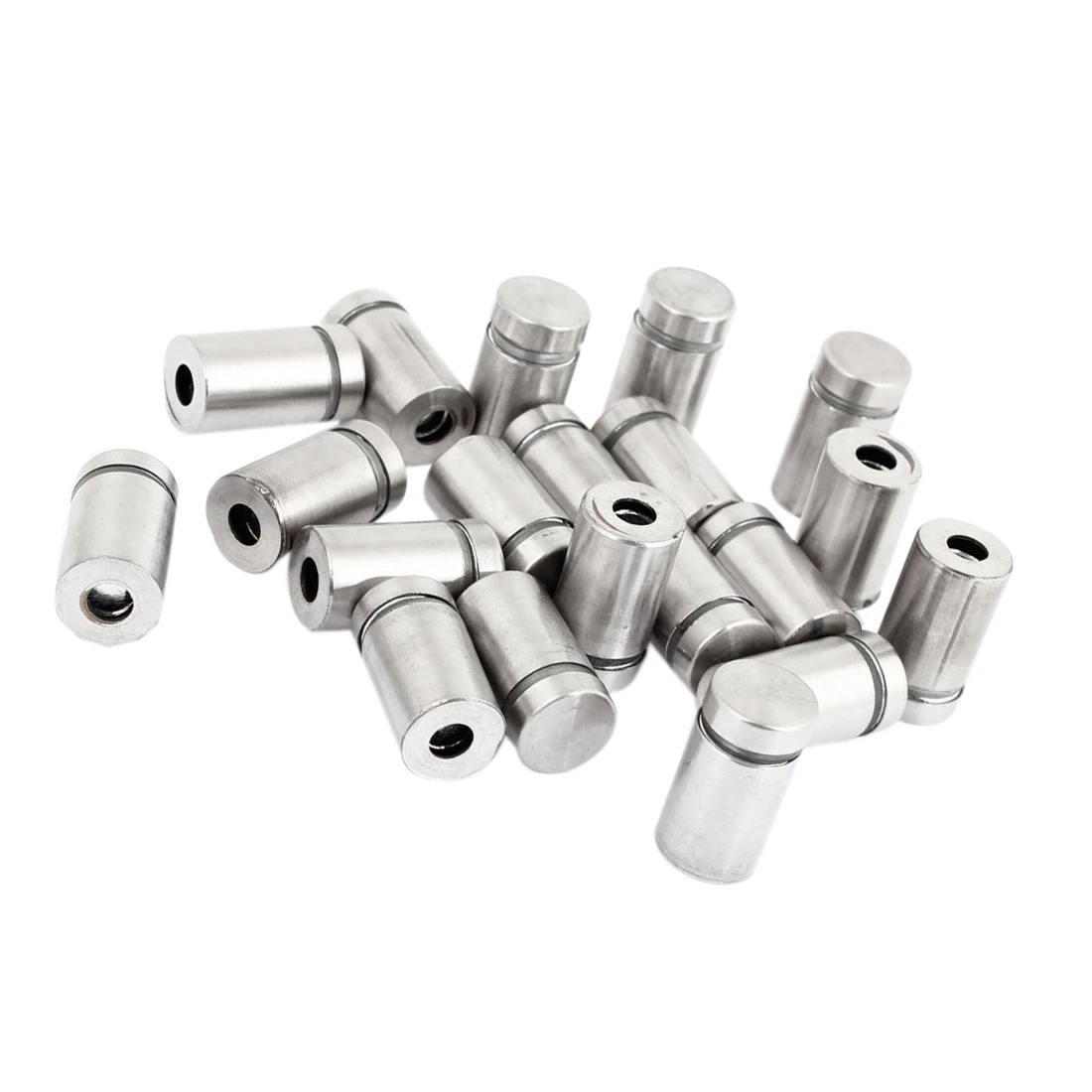 20 Pcs 12mm x 22mm Stainless Steel Glass Standoff Hardware 20 Pcs 12mm x 22mm Stainless Steel Glass Standoff Hardware