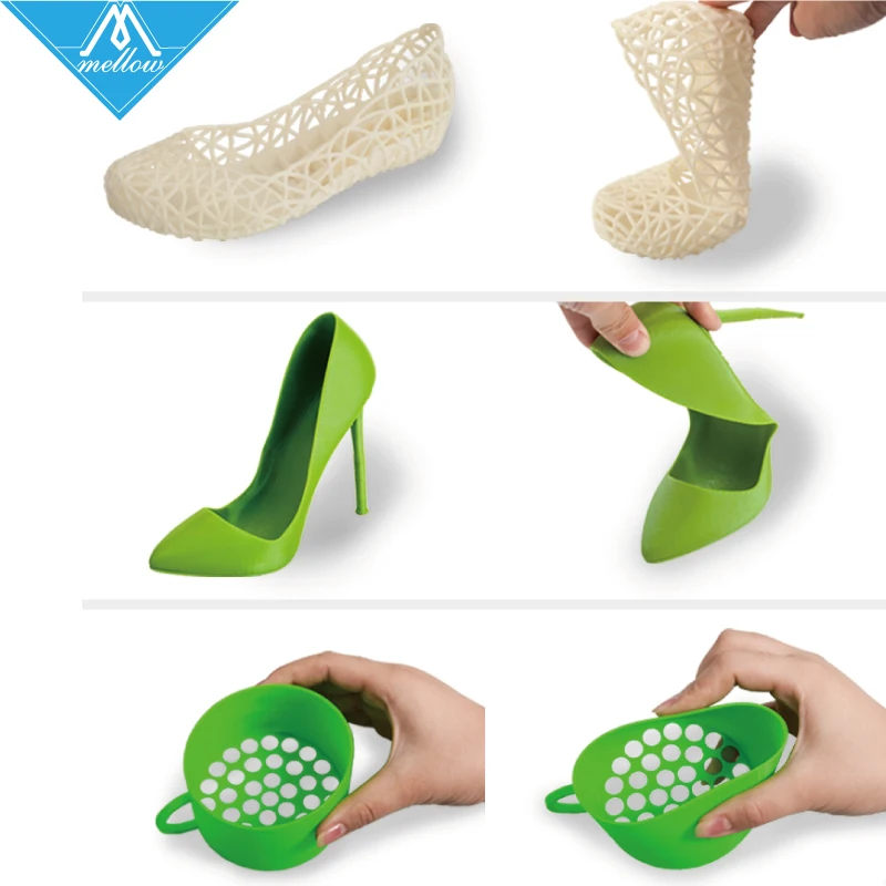 Дешево 100 г 3d принтер Fexible Филамент 1,75 мм гибкий 3d принтер Филамент натуральный прозрачный