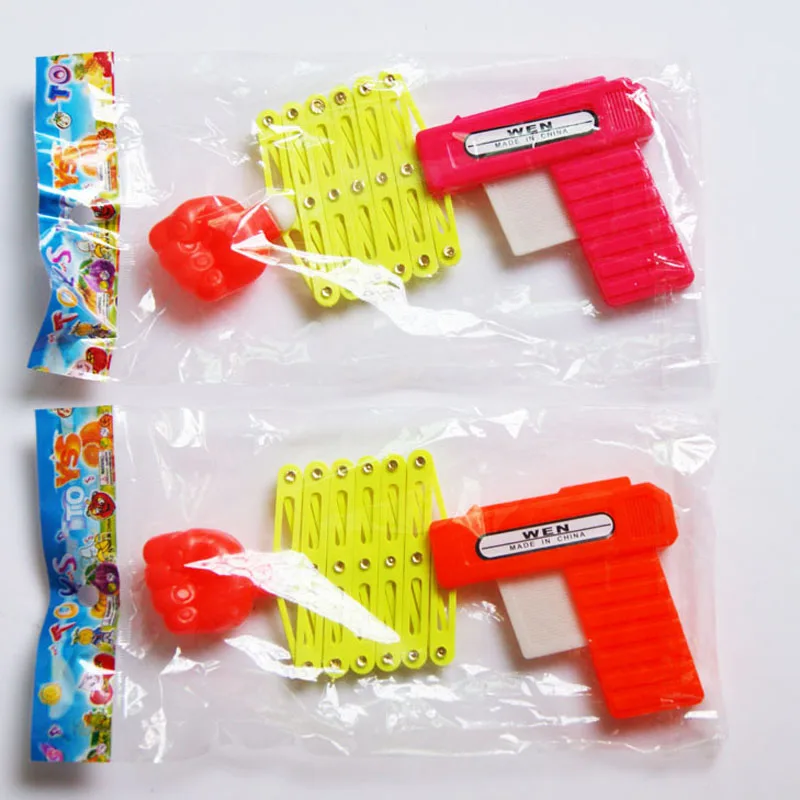 Classic children's toys Magic telescopic fist Funny entire toy gun