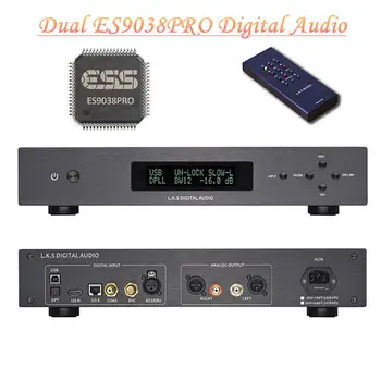 

Dual-core ES9038PRO DAC Digital to Analog Converter Audio Decoder DSD USB OPT