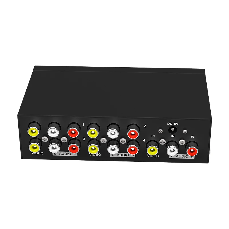 MT Viki 1x4 RCA AV сплиттер 4 порта видео аудио дистрибьютор ТВ дисплей такое же