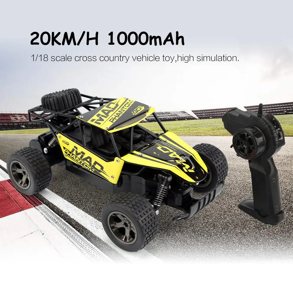 

RC Car 4WD 2.4GHz climbing Car 1:18 Cross Country Vehicle 20KM/H 500/1000mAhRemote Control Model Off-Road Vehicle Toy