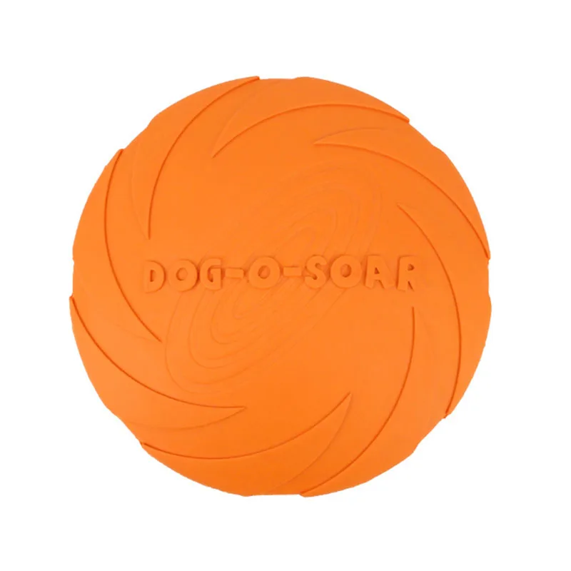 Bite-resistant Non-toxic Silica Pet Dog Flying Discs Saucer Toys Small Medium Funny Dog Puppy Agile Training Toys Flying Disk