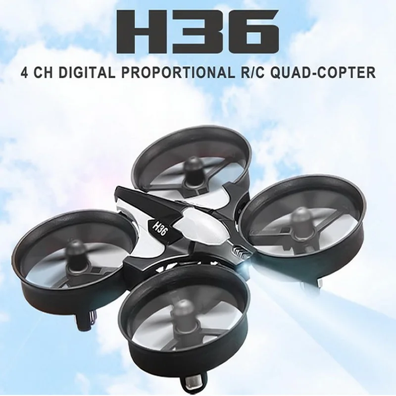 

JJRC H36 RC control Mini Drone 2.4GHz 4CH 6-Axis Gyro drone with Headless Mode Drones Flying Helicopter For Kids Gift FSWB