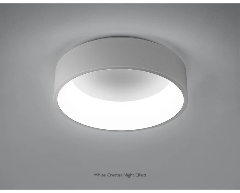 Круглый круглый алюминиевый современный светодиодный потолочный светильник для гостиной спальни обеденный стол для офиса конференц-зала потолочный светильник