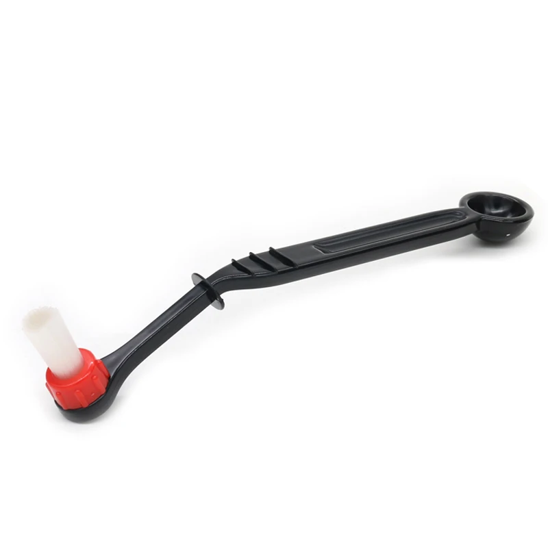Buy Semi automatic Cleaning Brush Espresso Coffee Machine Nylon Brushes Bent