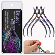 1PC Biutee Nail Cuticle Nipper Rainbow Clipper Scissor Dead Skin Remover Manicure Nail Art Tool 1PC Biutee Nail Cuticle Nipper Rainbow Clipper Scissor Dead Skin Remover Manicure Nail Art Tool
