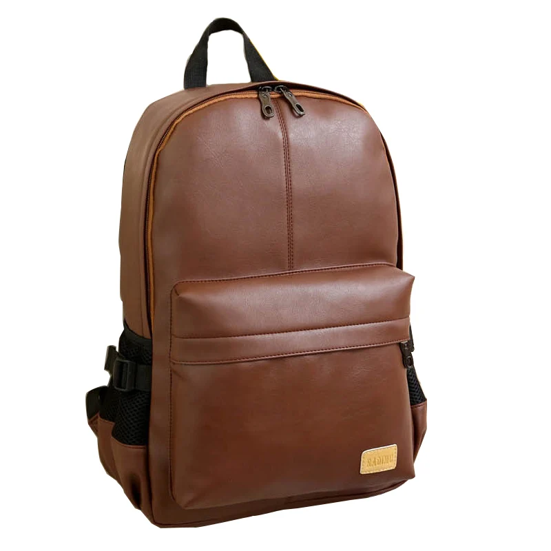 2019 الذكور الظهر الرجال كلية حقيبة مدرسية للفتيات Daypacks حقيبة ظهر لحمل جهاز الكمبيوتر المحمول الرجال على ظهره عارضة بو الجلود على ظهره