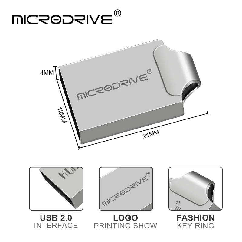 Usb Flash Drive 64gb Super Mini Usb Stick 128gb Pen Drive 16gb 8gb 4gb Memory Stick Usb 2.0 Metal Pendrive 32gb Free Custom Logo