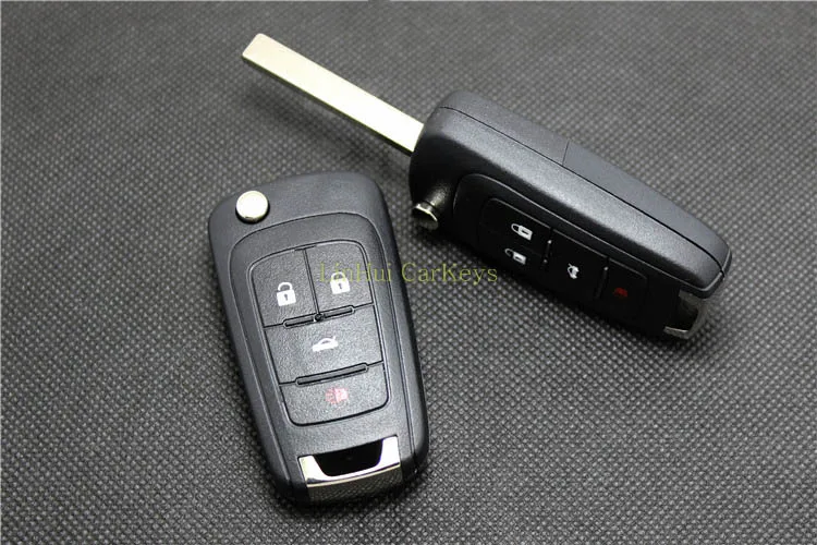 PINECONE для Chevrolet Cruze Malibu CAMARO IMPALA 4 кнопки умный ключ корпус Uncut Пустой латунный клинок сменный корпус ключа 1 шт