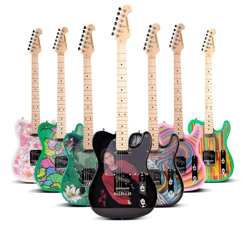 TL Wax Potted High Quality Pickups Bright Sustaining Sound Practice Electric Guitar d-133 Beginners | Спорт и развлечения