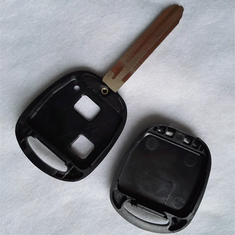 DAKATU 2/3 кнопка дистанционного ключа автомобиля оболочки с лезвие toy43 для Toyota Camry RAV4LAND CRUISER PRADO удаленный футляр с логотипом