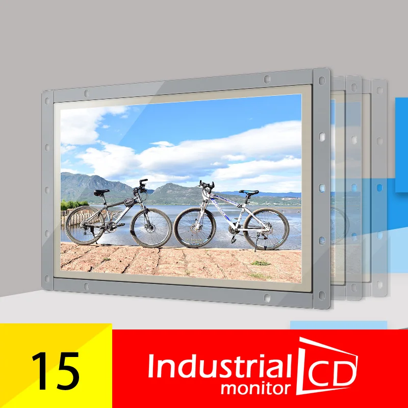 15 дюймов промышленные настольные компьютеры Дисплей LCD USB сенсорный экран