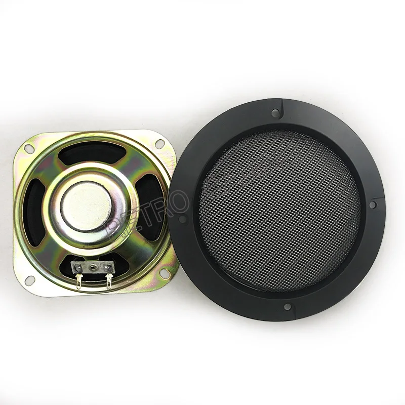 

Free shipping 2PCS/lot Square 4 inch 110mm 8ohm 5W speaker Loudspeaker for arcade game machine accessory