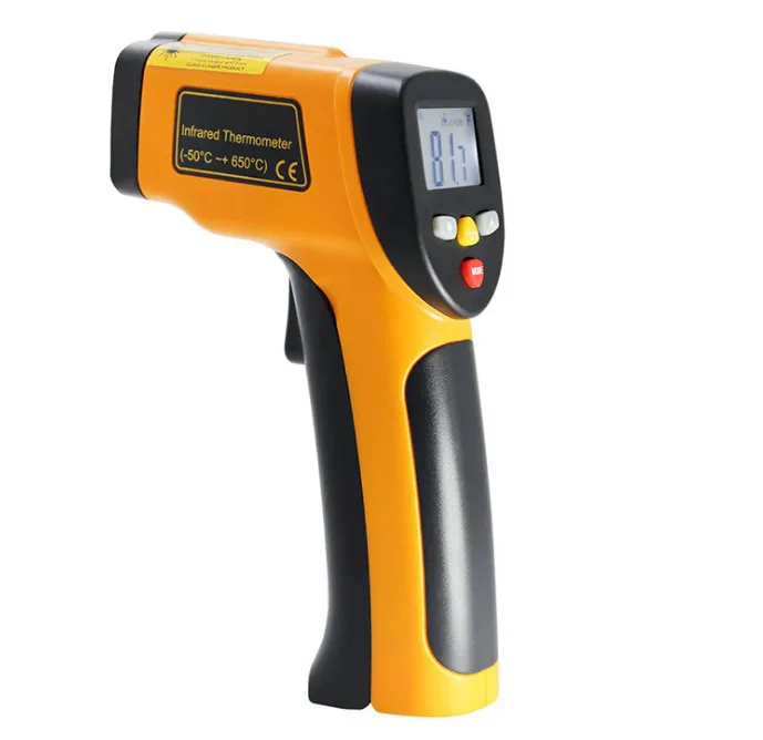 

High Precision IR Digital Infrared Thermometer Non-contact Temperature Tester Laser Gun Pyrometer Range -55~650C termometro