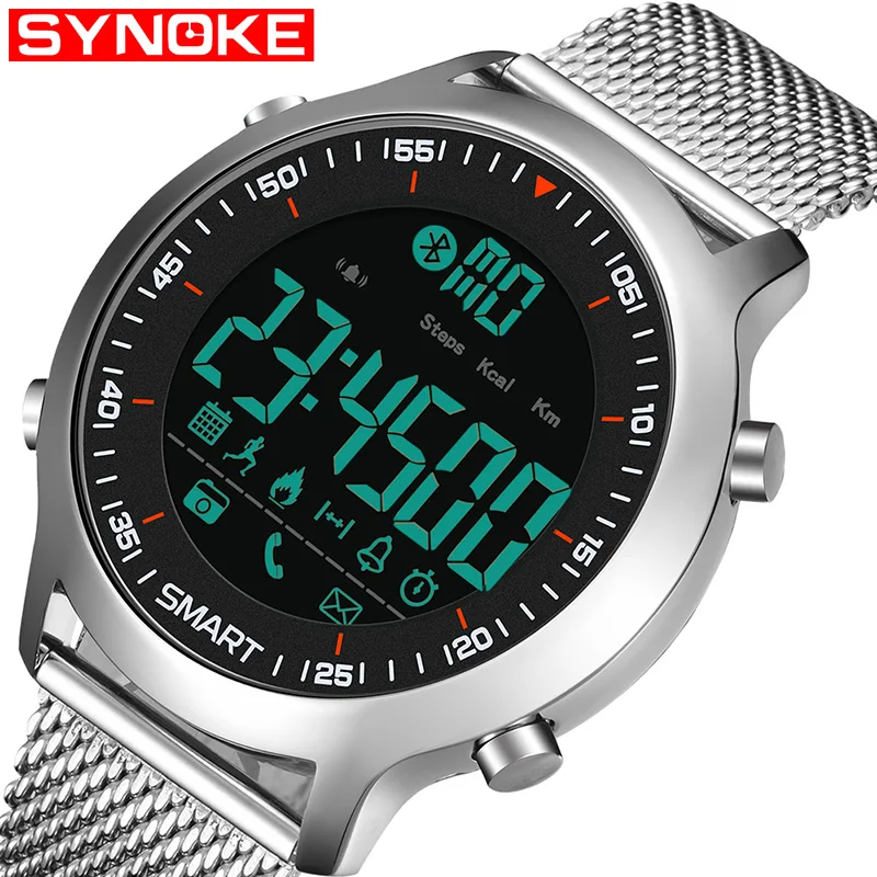 #Best Male Smart Sport Watch Pedometer G Type Shock Outdoor Watches 50M Waterproof Digital Men Wristwatch IOS Android