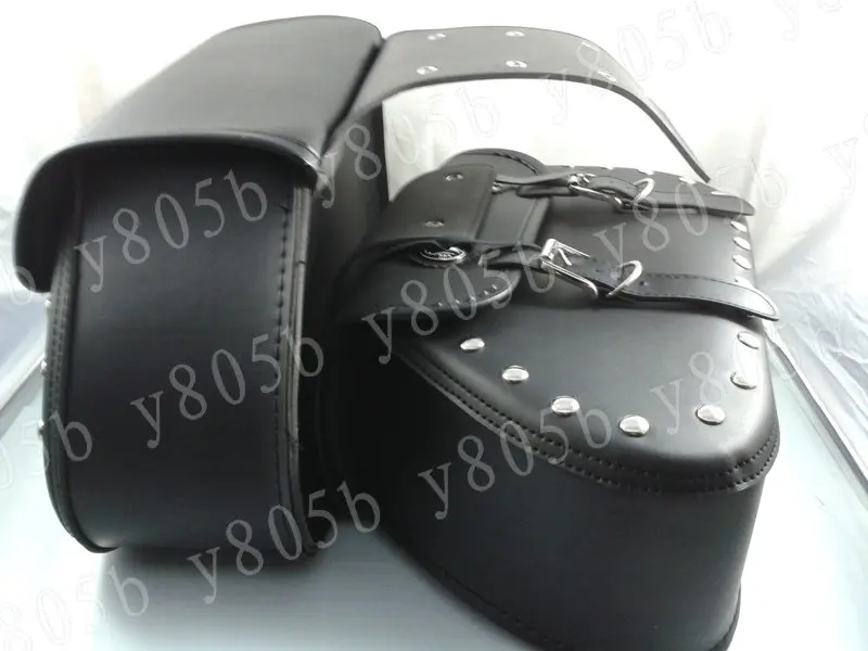 Универсальная Боковая Сумка седельные сумки для Honda Yamaha Suzuki Kawasaki Sport Bobber Custom Chopper