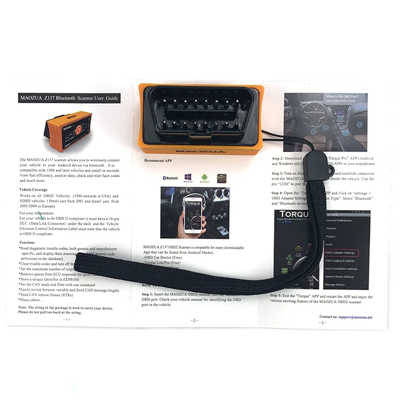 Новейший Bluetooth сканер V1.5 MINI Z137 ELM327 с ремешком для Android|elm327 scanner|bluetooth power switchscanner elm327