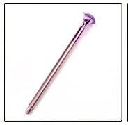 1 шт. креативная большая Алмазная гелевая ручка подпись ручка Escolar Papelaria школьные офисные канцелярские принадлежности рекламный подарок - Цвет: Purple Diamond