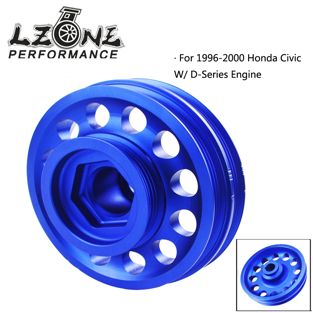 

LZONE - Light Weight Aluminum Crankshaft Crank Pulley For 96-00 Civic D16 SOHC JR-CP014