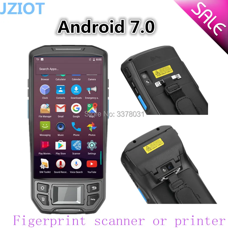 КПК 5 0 дюймовый дисплей Ручной терминал Wifi/Bluetooth/3G/4G Android5.1 смартфон UHF RFID ручной