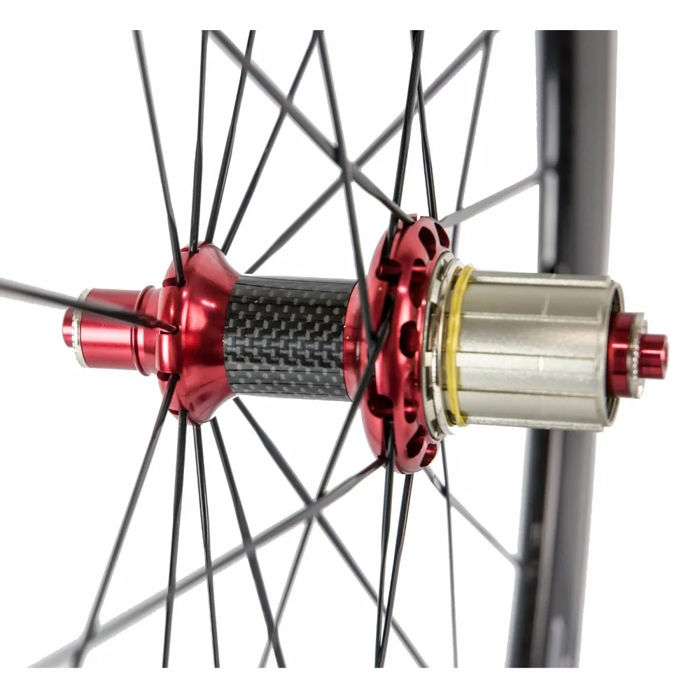 Top SUPERTEAM Carbon Wheels 50mm Road Bike Wheels Clincher R36 Cycling Wheel Tubular 23mm Width Fast Shipping 4