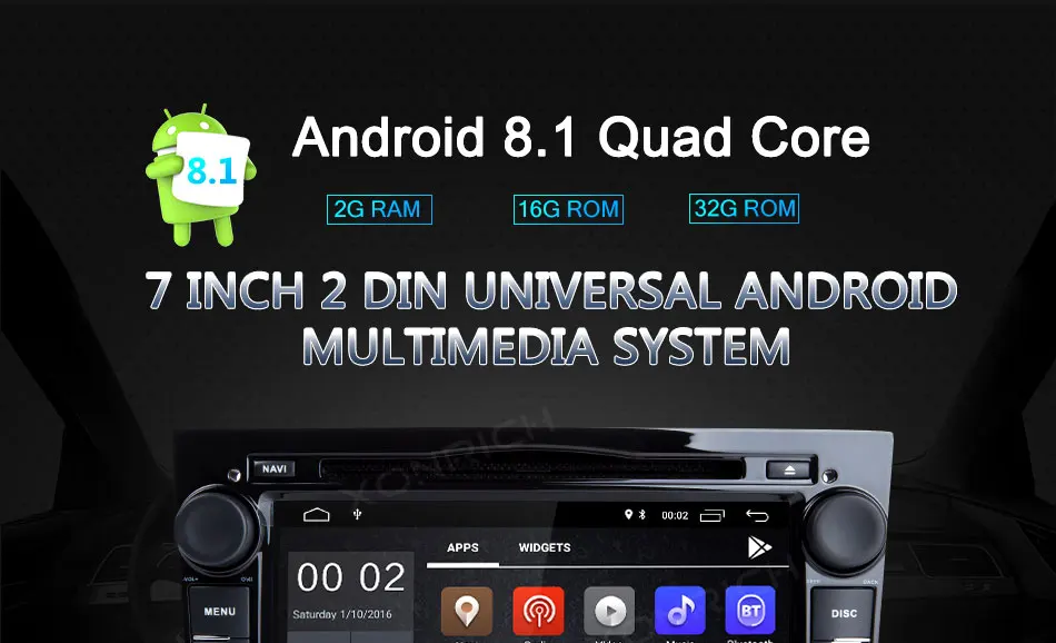 Xonrich 2 Din Android 8,1 автомобильный dvd-плеер для Opel Astra H GJ Vectra C Zafira B Corsa C D Meriva Vivaro AntaraGPS радио головное устройство